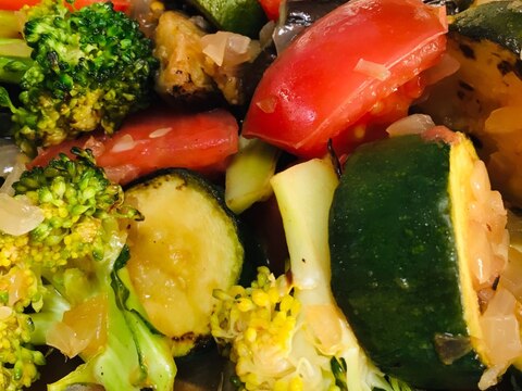 野菜たっぷり☆酢とオリーブオイルのサラダ
